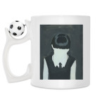 Кружка с футбольным мячиком
