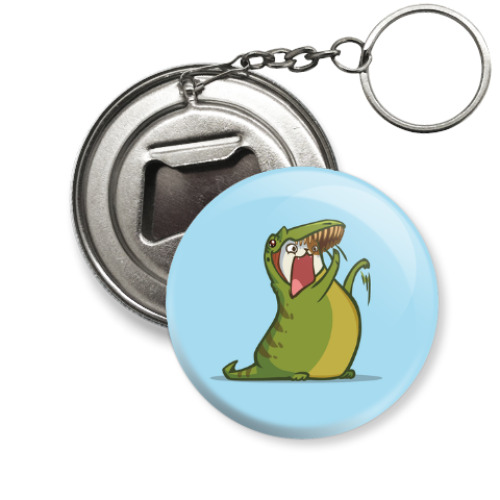 Брелок-открывашка с принтом Пятничный Котик №7