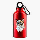 Металлическая бутылка 400 мл UV-DTF