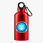 Металлическая бутылка 400 мл UV-DTF