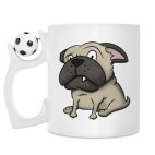 Кружка с футбольным мячиком
