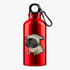 Металлическая бутылка 400 мл UV-DTF