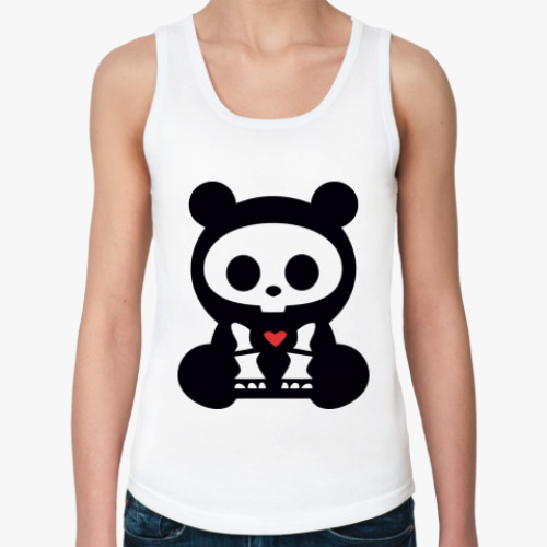 Женская майка с принтом Skelanimals