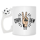 Кружка с футбольным мячиком