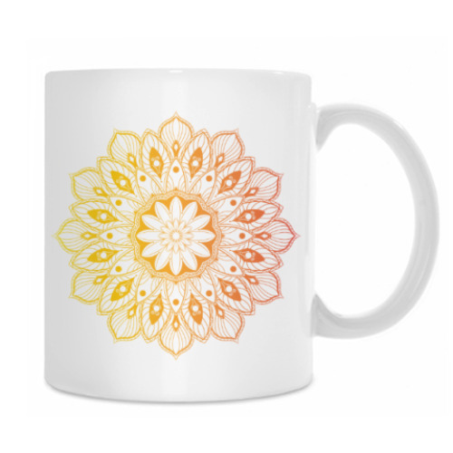 Кружка с принтом Узор, паттерн