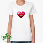 Женская футболка органик