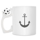 Кружка с футбольным мячиком