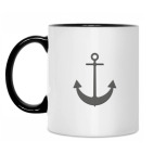 Кружка двухцветная