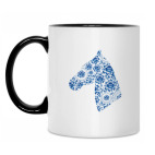 Кружка двухцветная