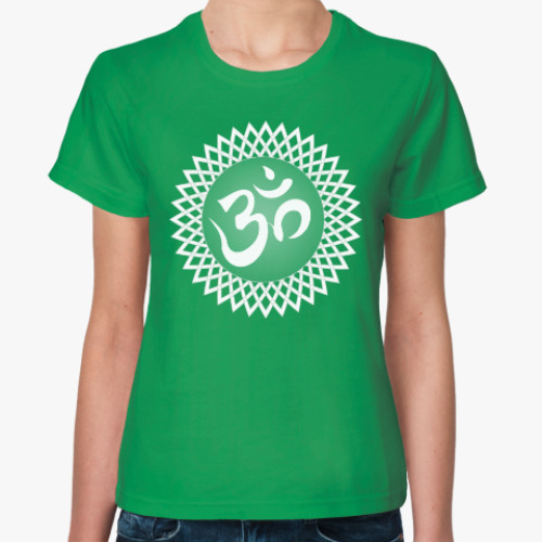 Женская футболка с принтом Ом