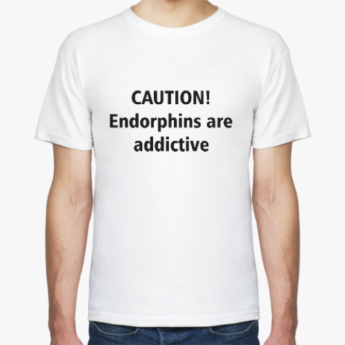 Футболка с принтом Эндорфины