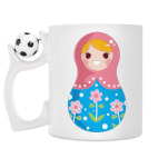 Кружка с футбольным мячиком