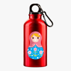 Металлическая бутылка 400 мл UV-DTF