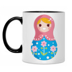 Кружка двухцветная