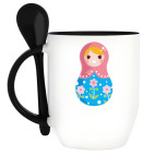 Кружка с ложкой