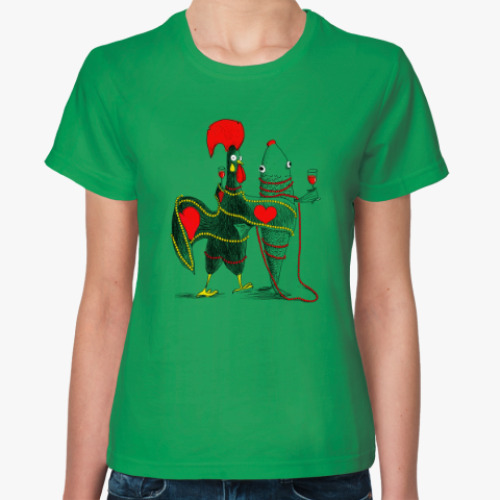 Женская футболка с принтом Португальский петух Барселуш