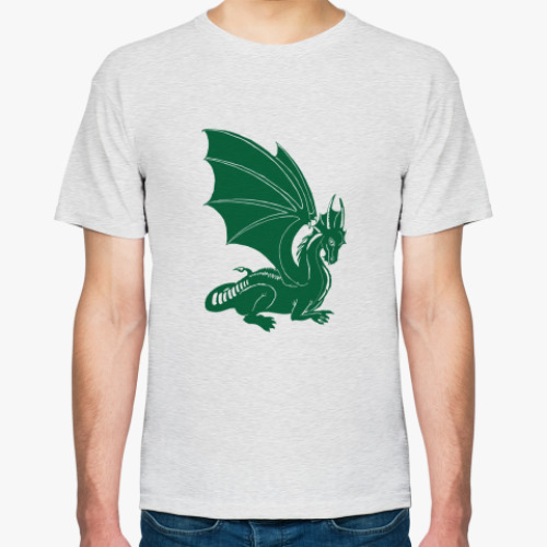 Футболка с принтом дракон