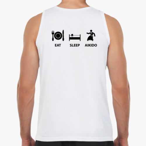 Майка с принтом Айкидо!
