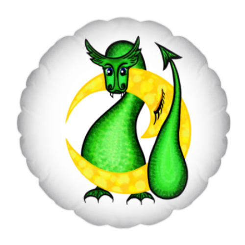 Подушка с принтом Китайский гороскоп-год дракона