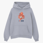 Толстовка худи оверсайз