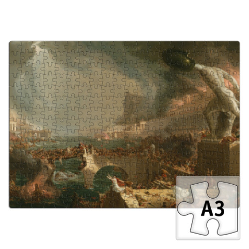 Пазл с принтом Томас Коул. Путь империи. Падение (Романтизм)