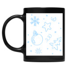 Кружка цветная UV-DTF