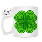 Кружка с футбольным мячиком