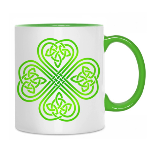 Кружка с принтом 'Кельтский узор'