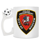 Кружка с футбольным мячиком