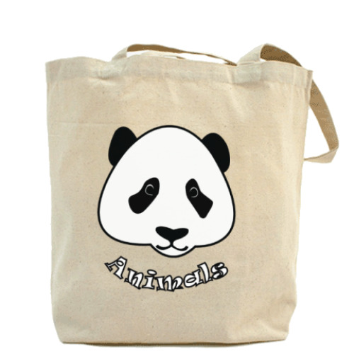 Сумка шоппер с принтом 'Animals'