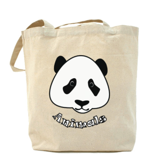 Сумка шоппер с принтом 'Animals'