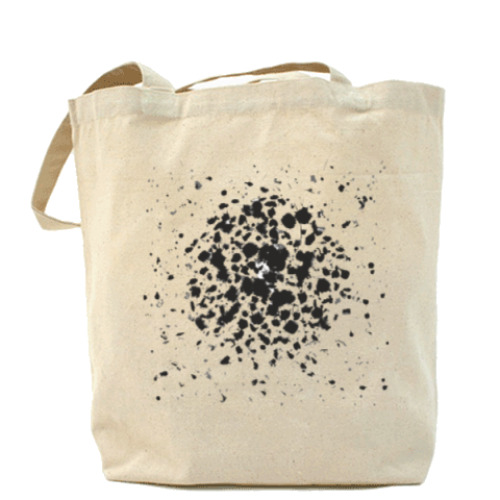 Сумка шоппер с принтом Брызги грязи