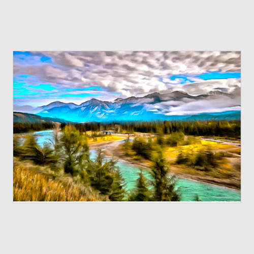 Постер с принтом Jasper national park