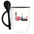 Кружка с ложкой