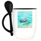 Кружка с ложкой