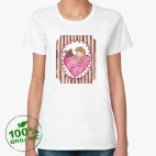 Женская футболка органик