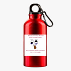 Металлическая бутылка 400 мл UV-DTF