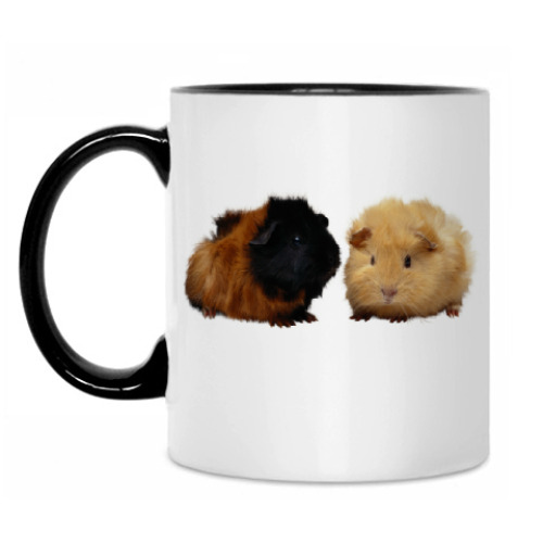 Кружка с принтом Хомяки