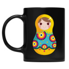 Кружка цветная UV-DTF