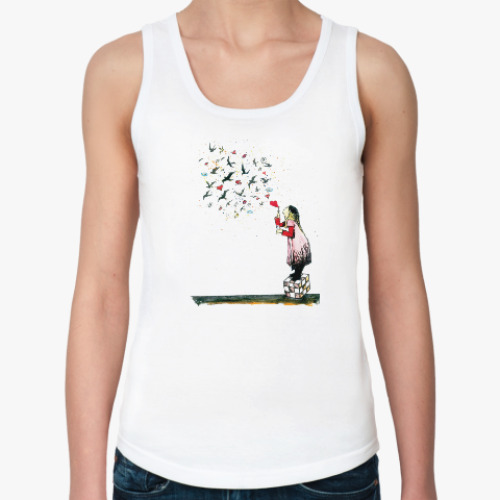 Женская майка с принтом Смайлы души