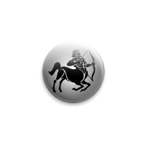 Значок 25мм с принтом Стрелец