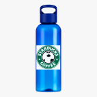 Прозрачная спортивная бутылка