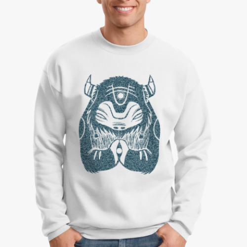 Свитшот с принтом Зубр