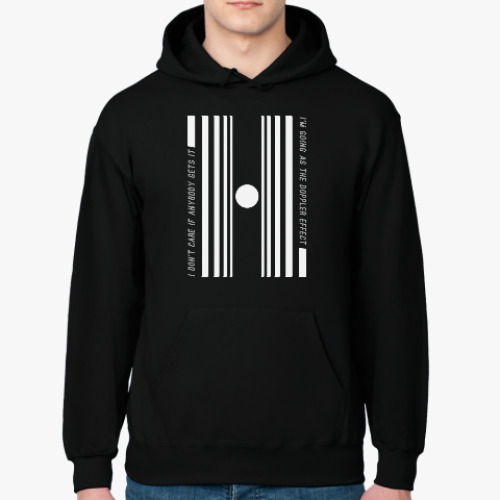 Толстовка худи с принтом Эффект Доплера