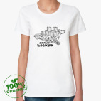 Женская футболка органик