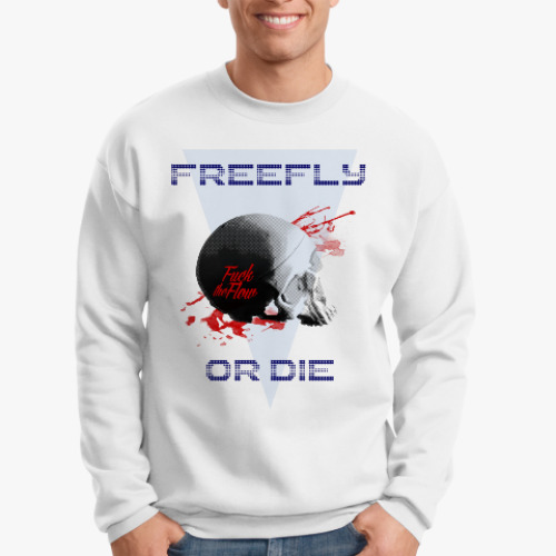 Свитшот с принтом FF or Die!