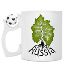 Кружка с футбольным мячиком