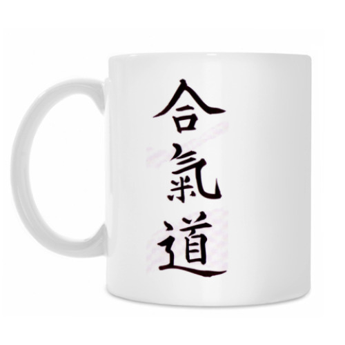 Кружка с принтом Айкидо