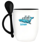 Кружка с ложкой