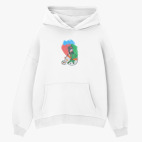 Толстовка худи оверсайз